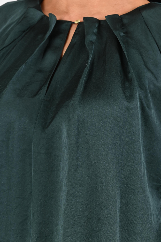 Summum 2s3380-11817 Blouse driekwart mouw Groen