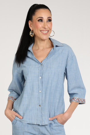 Geisha 63161-70 Blauw