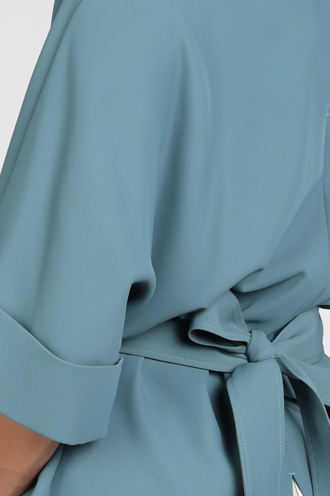 Vera Mont 3702-4037 Blouse driekwart mouw Blauw