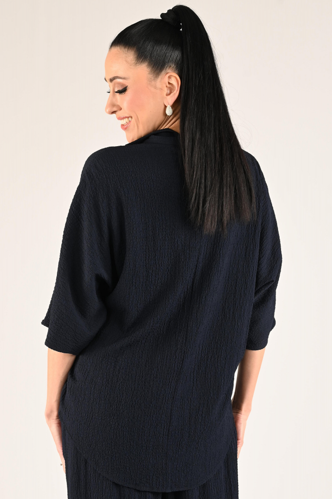 Joseph Ribkoff 251165 Blouse driekwart mouw Blauw