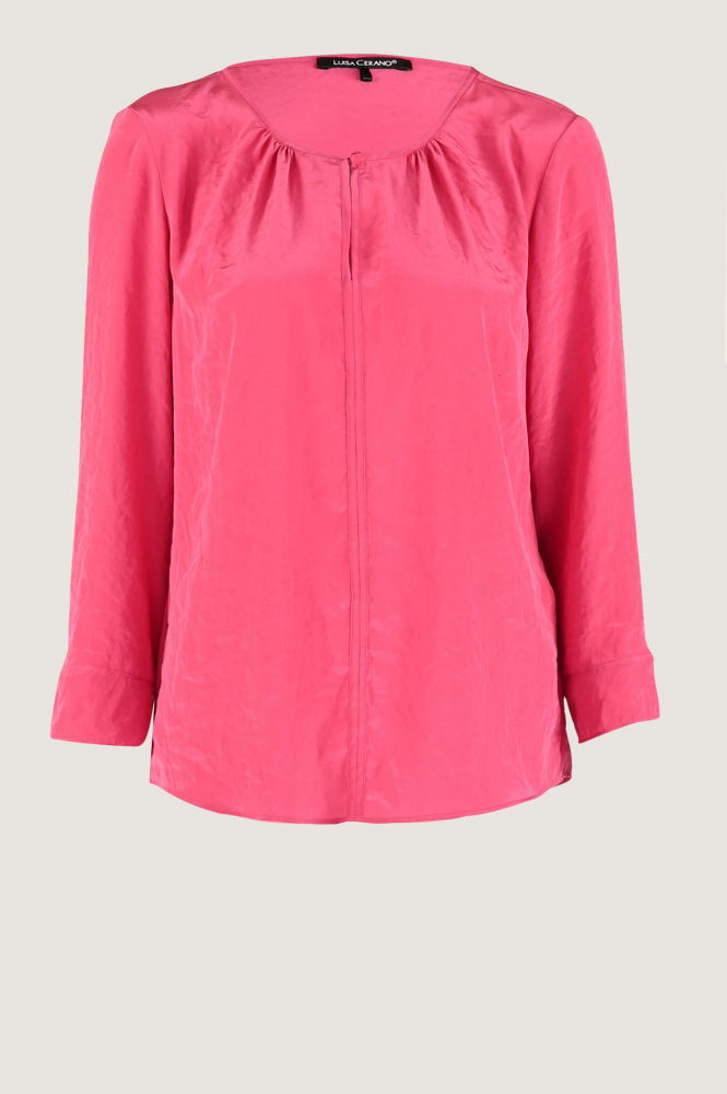 Luisa Cerano 207504-3597 Blouse driekwart mouw Roze
