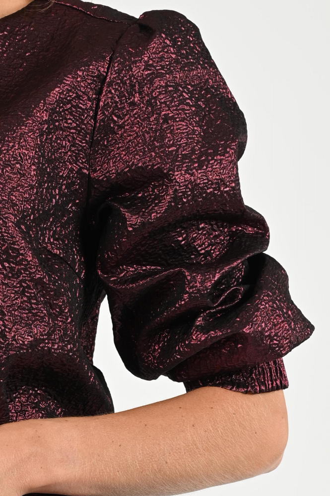Beaumont BC14120253 Blouse driekwart mouw Rood