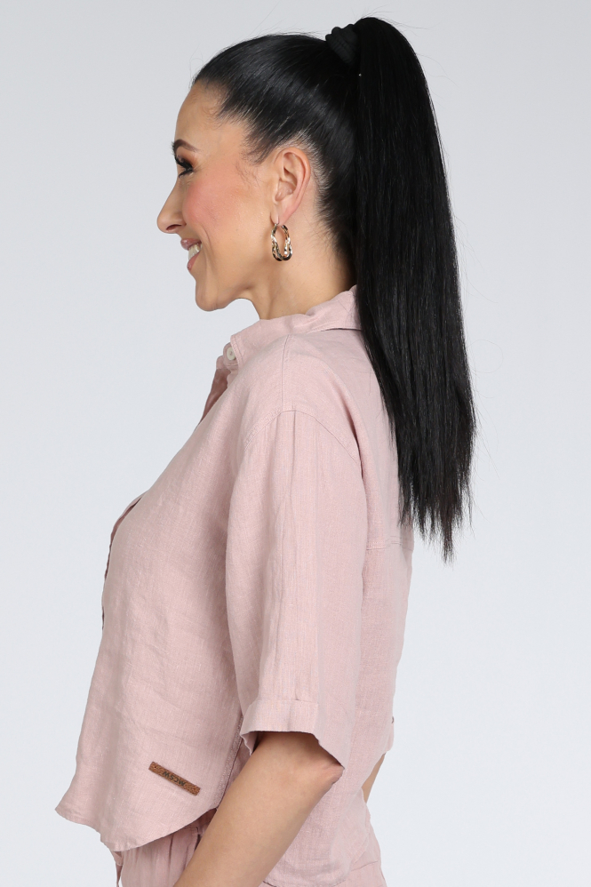 Moscow Lady 94-05 Blouse driekwart mouw Roze