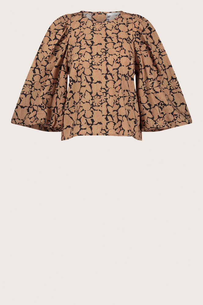 By-Bar zasu anika blouse Blouse driekwart mouw Zwart