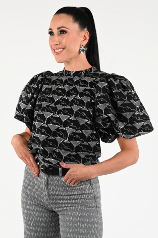 Fabienne Chapot CLTTOP21AW259001 Zwart