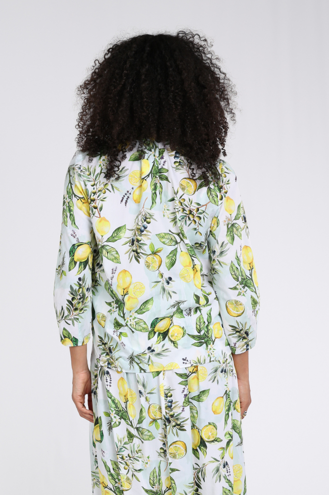 Marc Cain AA 51.07 W02 Blouse driekwart mouw Wit