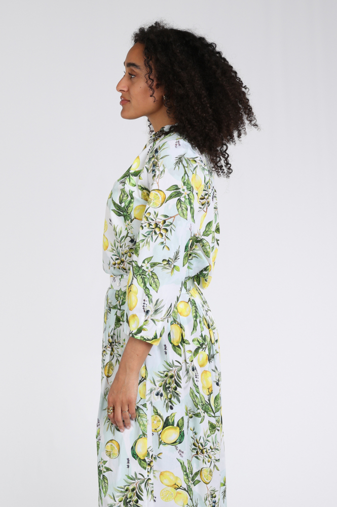 Marc Cain AA 51.07 W02 Blouse driekwart mouw Wit