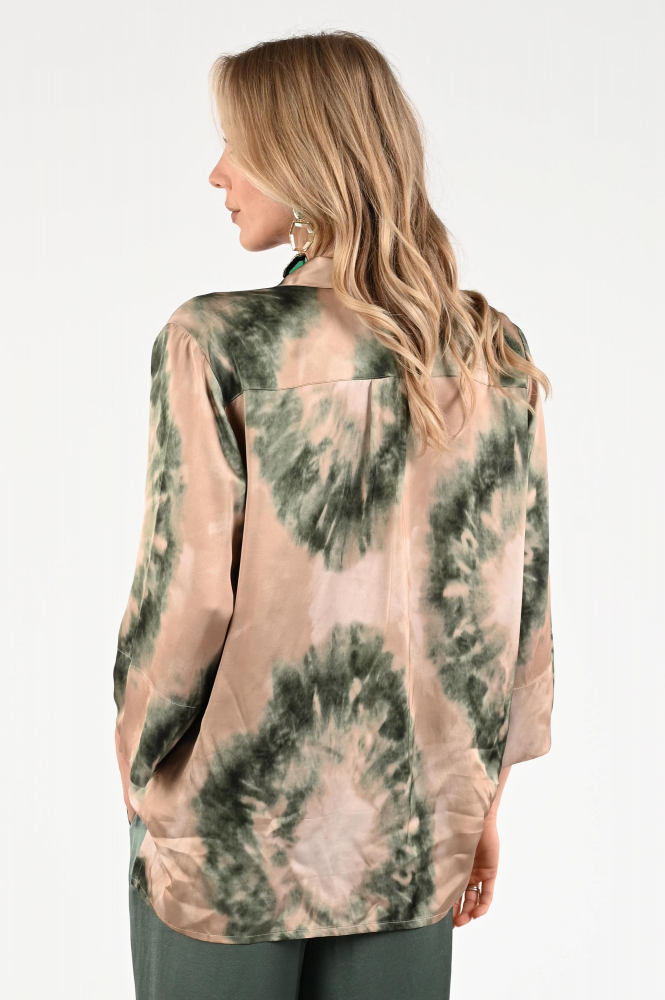 Summum 2s3317-12232 Blouse driekwart mouw Beige