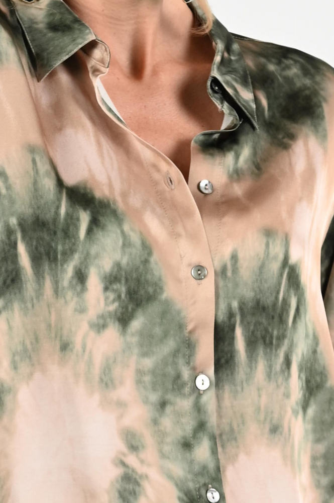 Summum 2s3317-12232 Blouse driekwart mouw Beige