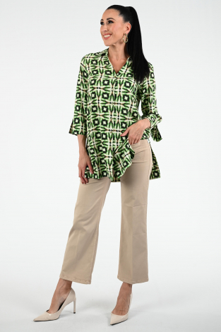 KYRA Ikat Ranou-s25 Groen