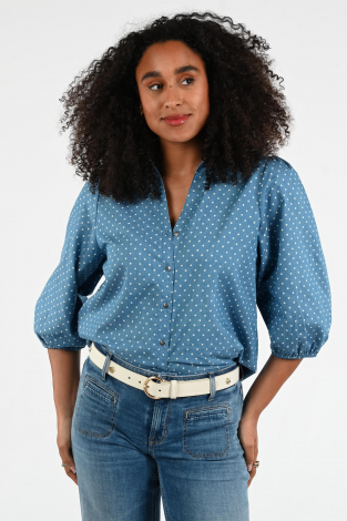 Geisha 53063-14 Blauw