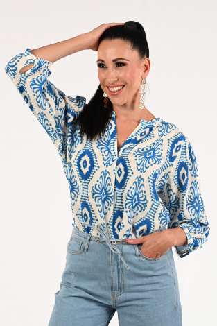 Geisha 53445-20 Blauw