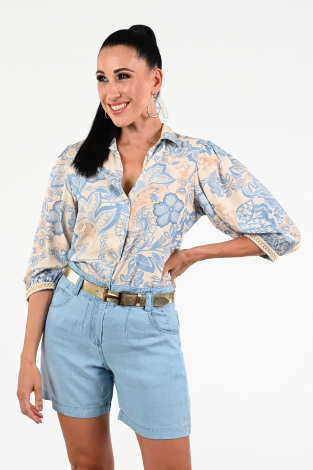Geisha 53313-70 Blauw