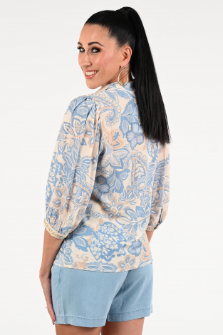 Geisha 53313-70 Blauw