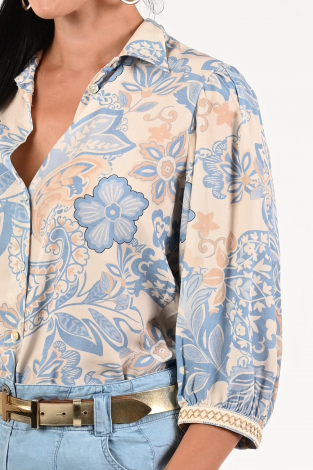 Geisha 53313-70 Blauw