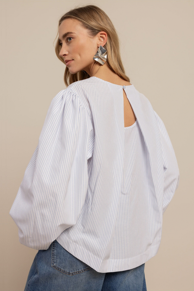 Studio Anneloes 13583 Florence Blouse driekwart mouw Blauw