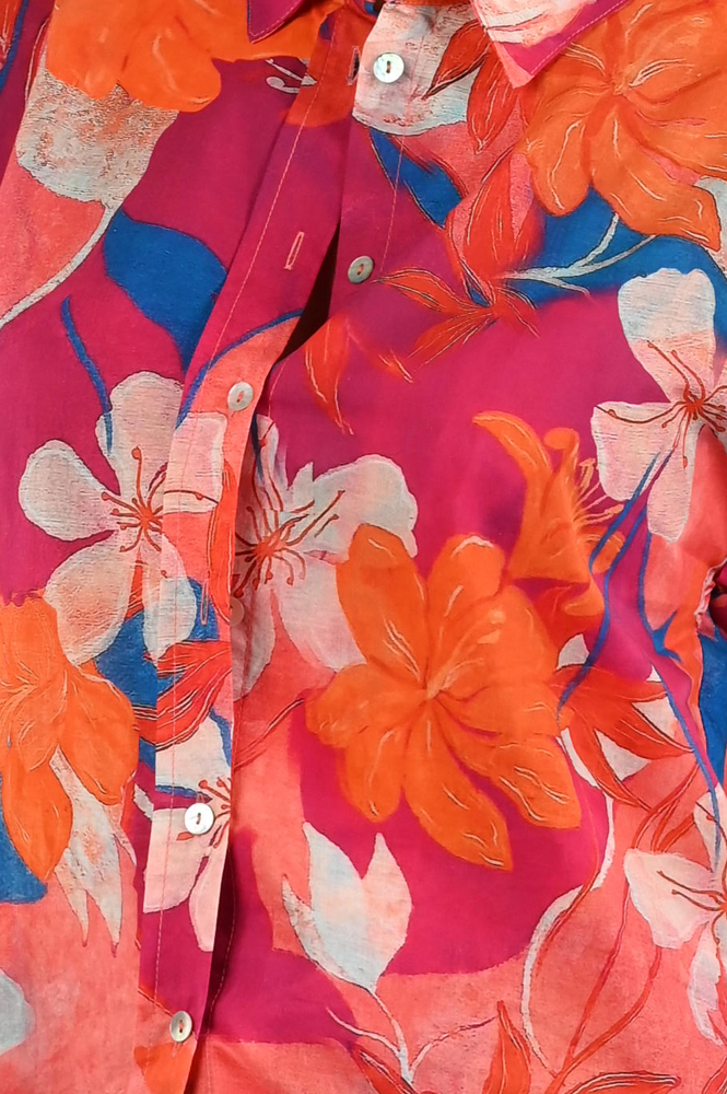 Geisha 53310-70 Blouse driekwart mouw Paars