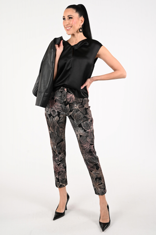 Luisa Cerano 238654-3777 Blouse mouwloos Zwart