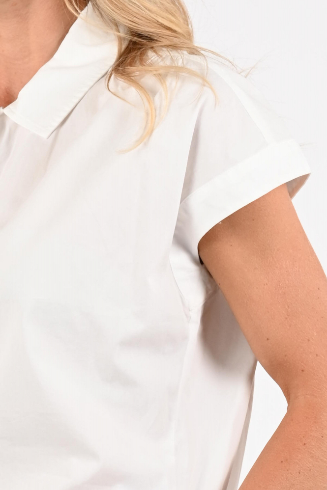 Geisha 63006-10 Blouse mouwloos Wit