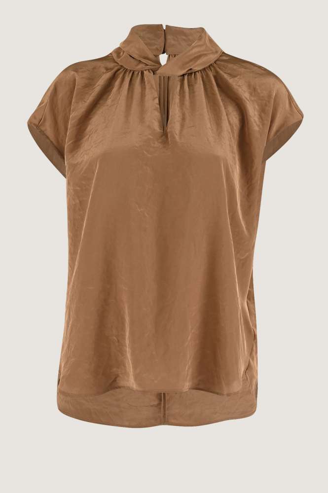Luisa Cerano 208471-3597 Blouse mouwloos Bruin