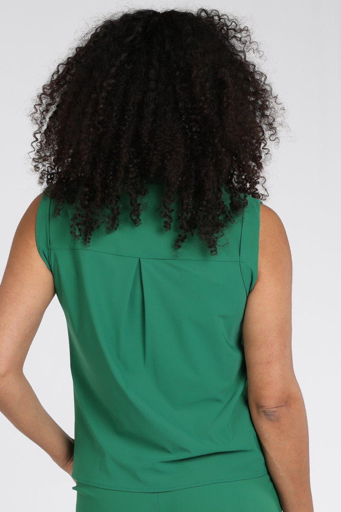 Studio Anneloes 13715 Georgie Blouse mouwloos Groen