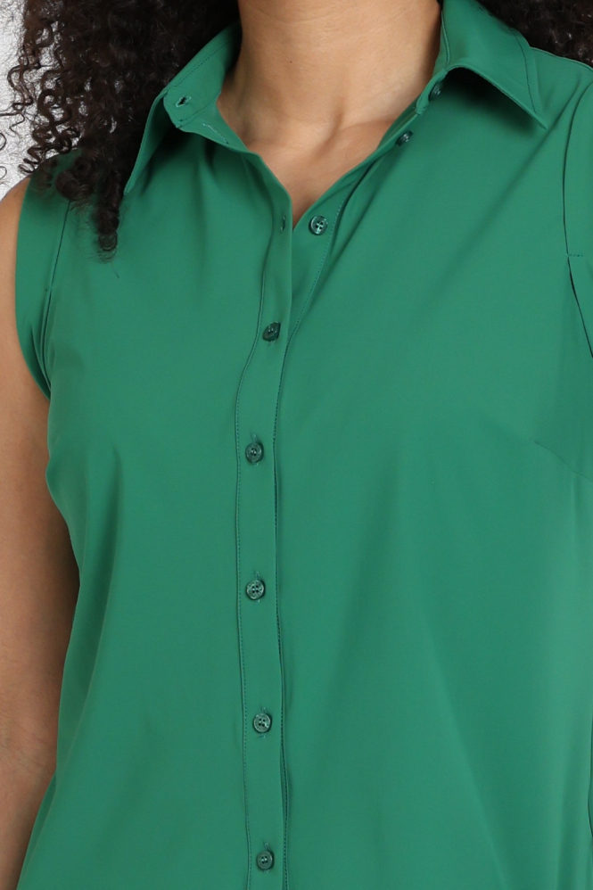 Studio Anneloes 13715 Georgie Blouse mouwloos Groen