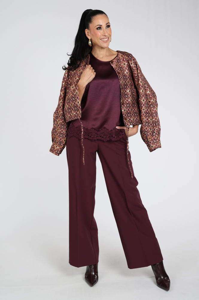Summum 2s3542-12493 Blouse mouwloos Rood