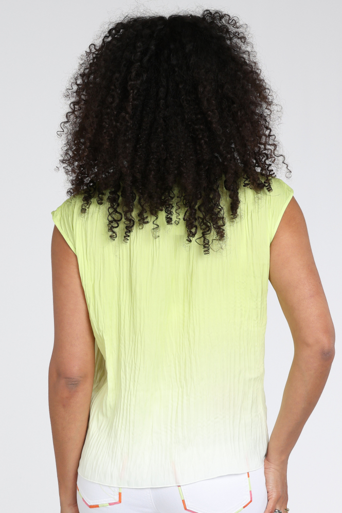 Marc Cain AS 61.13 W65 Blouse mouwloos Geel