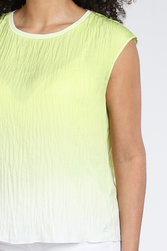 Marc Cain AS 61.13 W65 Blouse mouwloos Geel