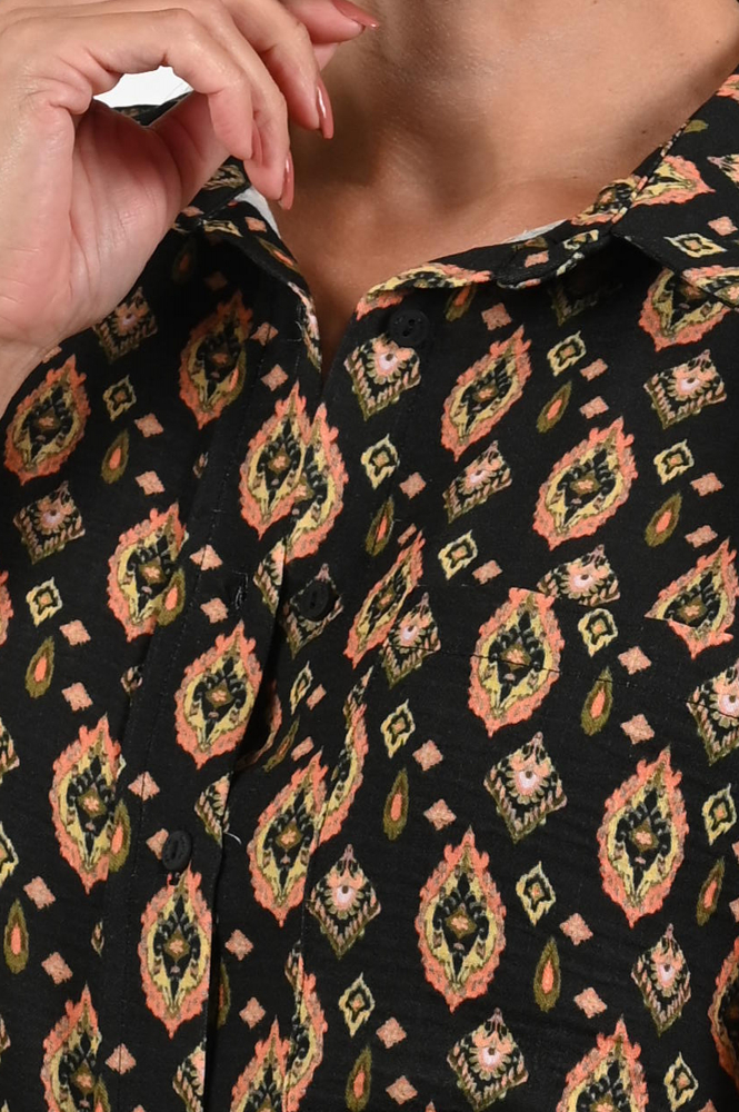 Geisha 53495-50 Blouse mouwloos Zwart