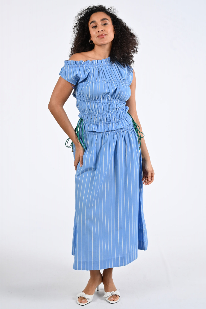 Fabienne Chapot CLTTOP47SS260240 Blouse mouwloos Blauw