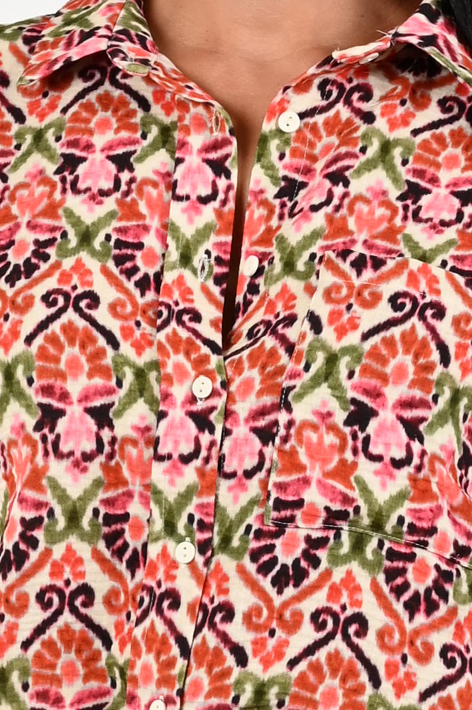 Geisha 53496-20 Blouse mouwloos Paars