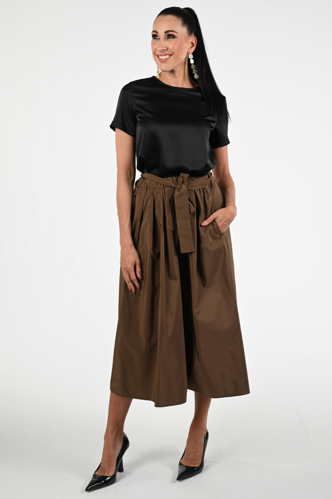 MaxMara Gilbert mm13066 Blouse korte mouw Zwart
