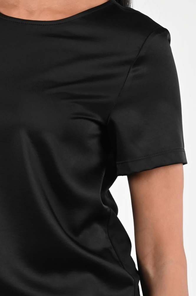 MaxMara Gilbert mm13066 Blouse korte mouw Zwart