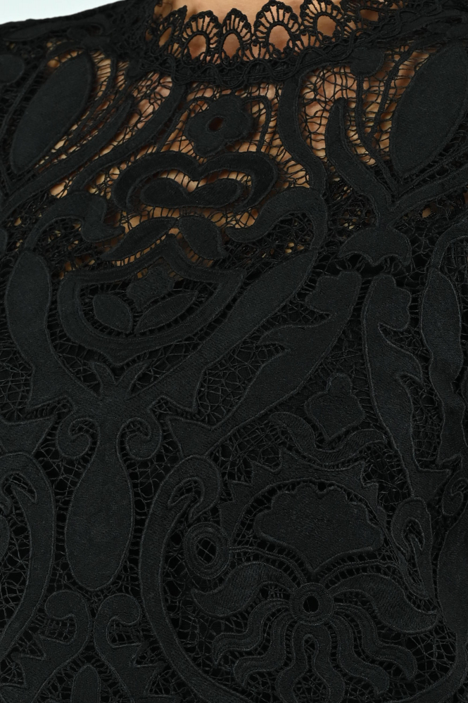 Summum 2s3255-12182 Blouse korte mouw Zwart