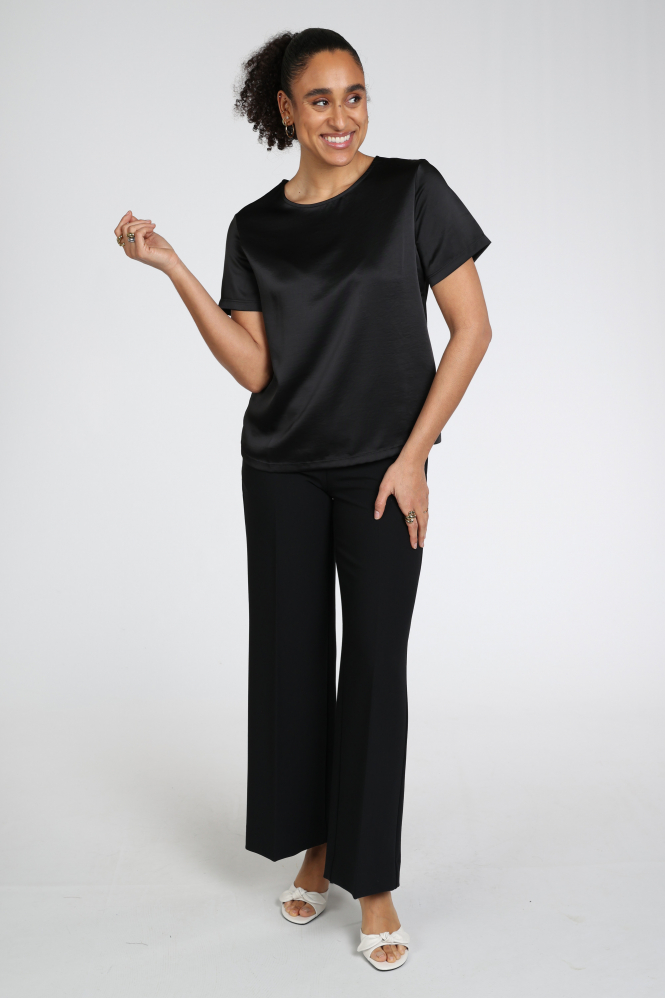 MaxMara Zona mm13103 Blouse korte mouw Zwart