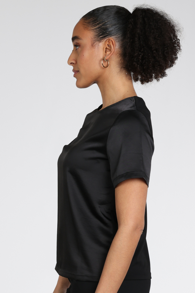 MaxMara Zona mm13103 Blouse korte mouw Zwart