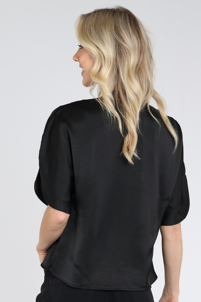 Neo Noir 168286 Blouse korte mouw Zwart