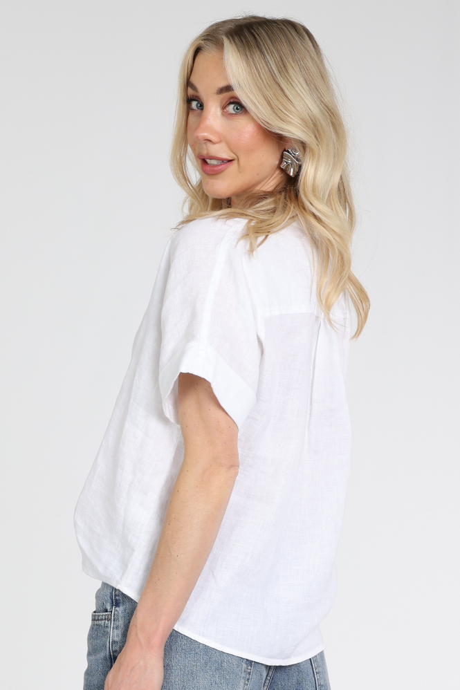 Emotions 126124 Blouse korte mouw Wit