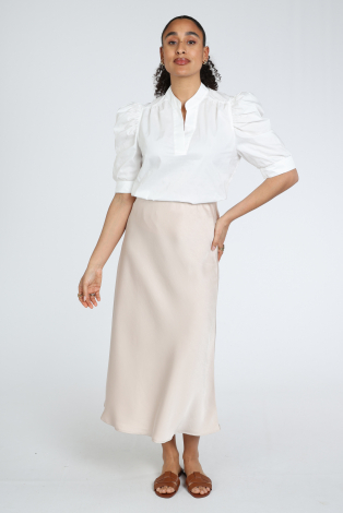 Neo Noir Roella Poplin blouse Wit