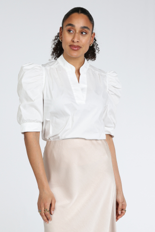 Neo Noir Roella Poplin blouse Wit