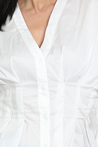 Neo Noir Adamma poplin blouse Wit