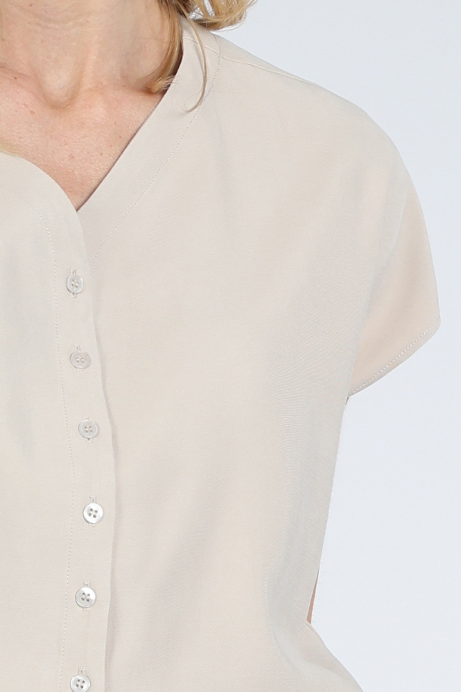 Knit-Ted 261p152 tess Blouse korte mouw Beige