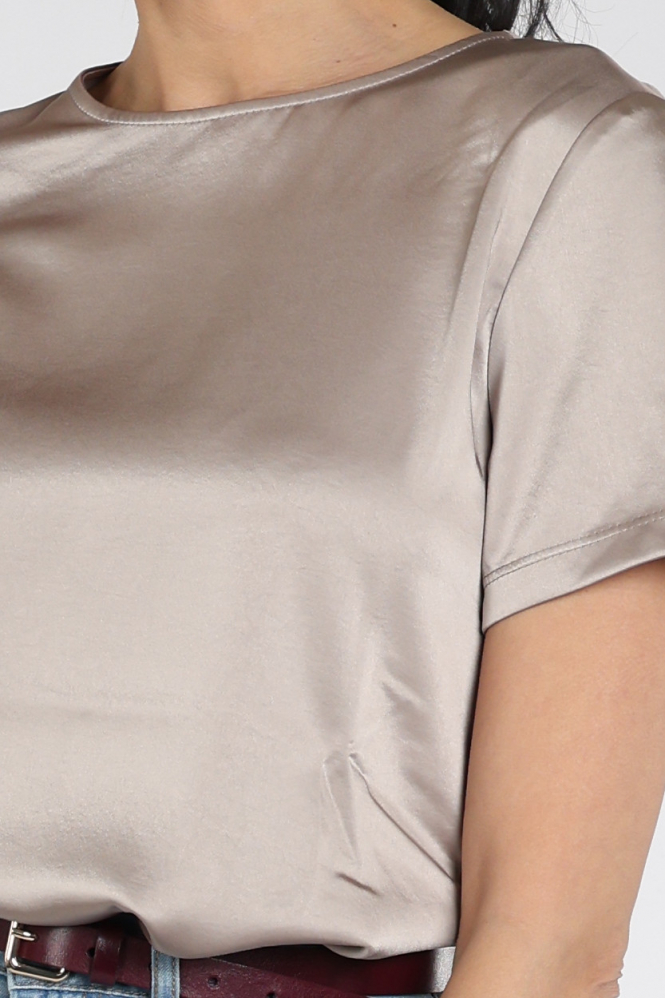 MaxMara Zona mm13103 Blouse korte mouw Beige