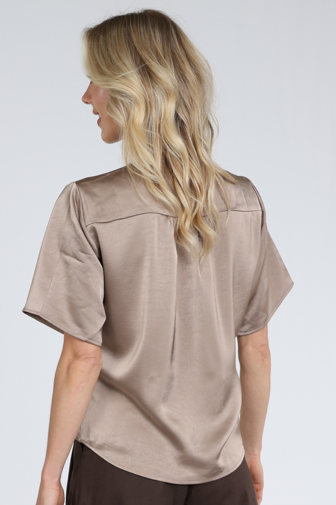 Neo Noir 165695 Blouse korte mouw Bruin
