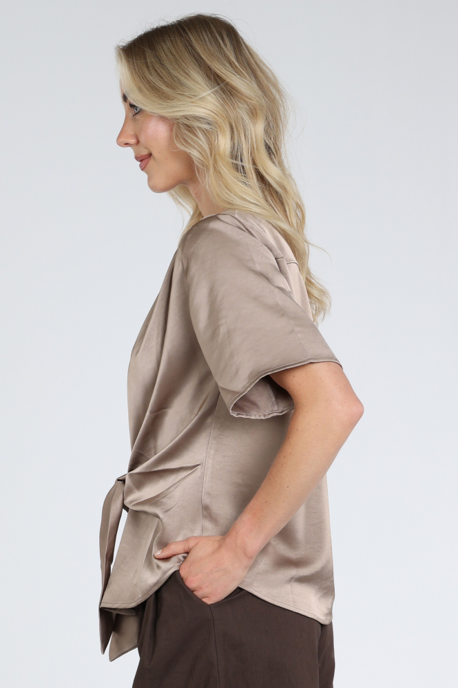 Neo Noir 165695 Blouse korte mouw Bruin
