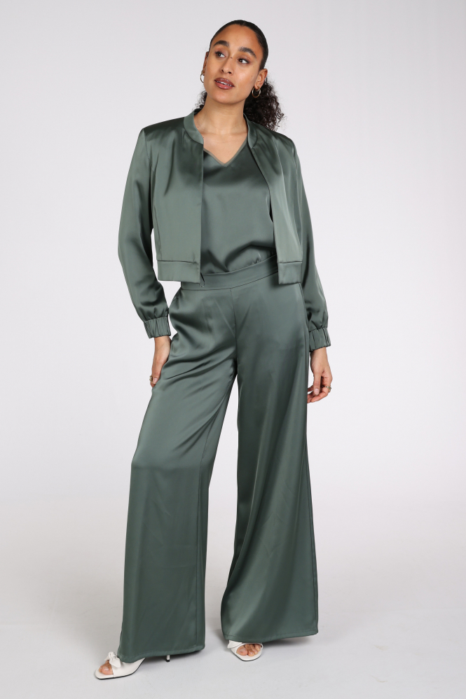 Vera Mont 03424262 Blouse korte mouw Groen