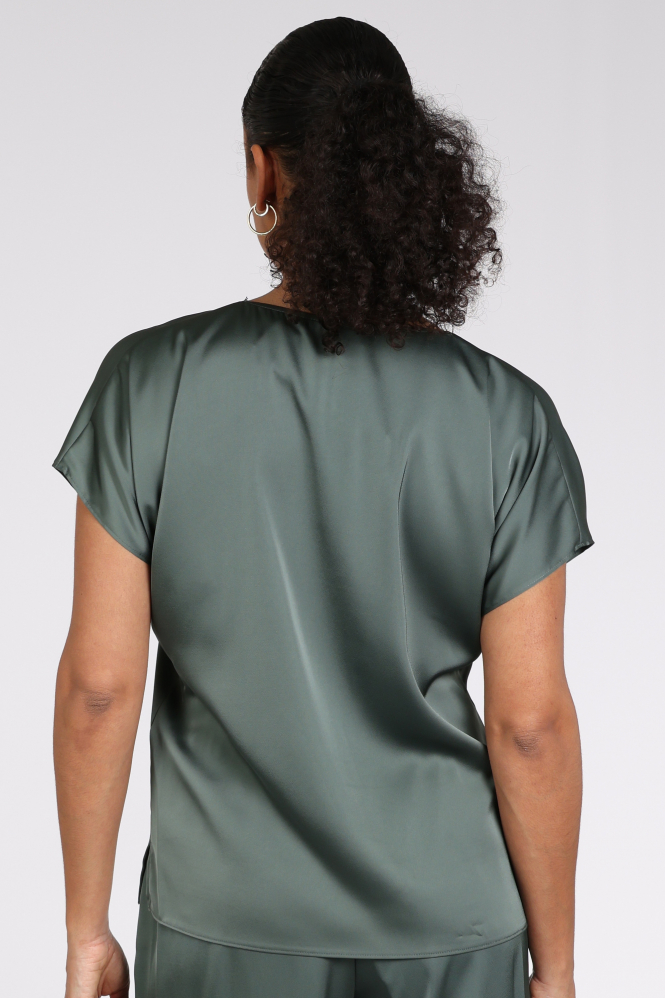 Vera Mont 03424262 Blouse korte mouw Groen