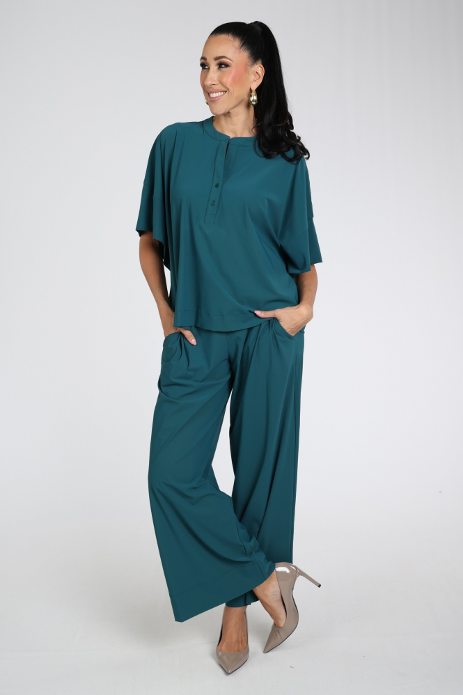 Studio Anneloes 14015 Blouse korte mouw Blauw