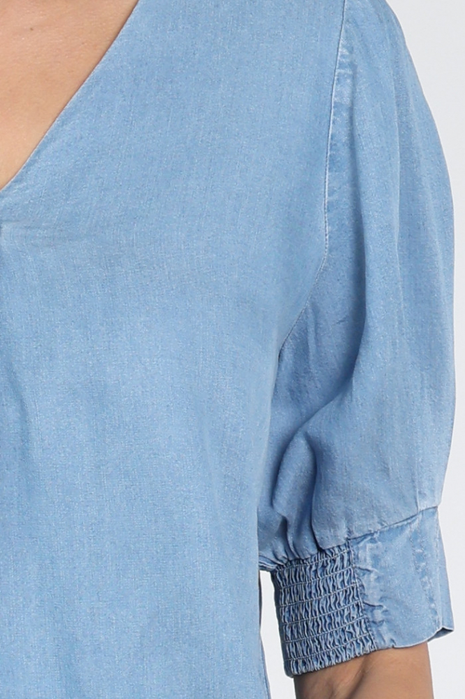 Geisha NIKITA Blouse korte mouw Blauw